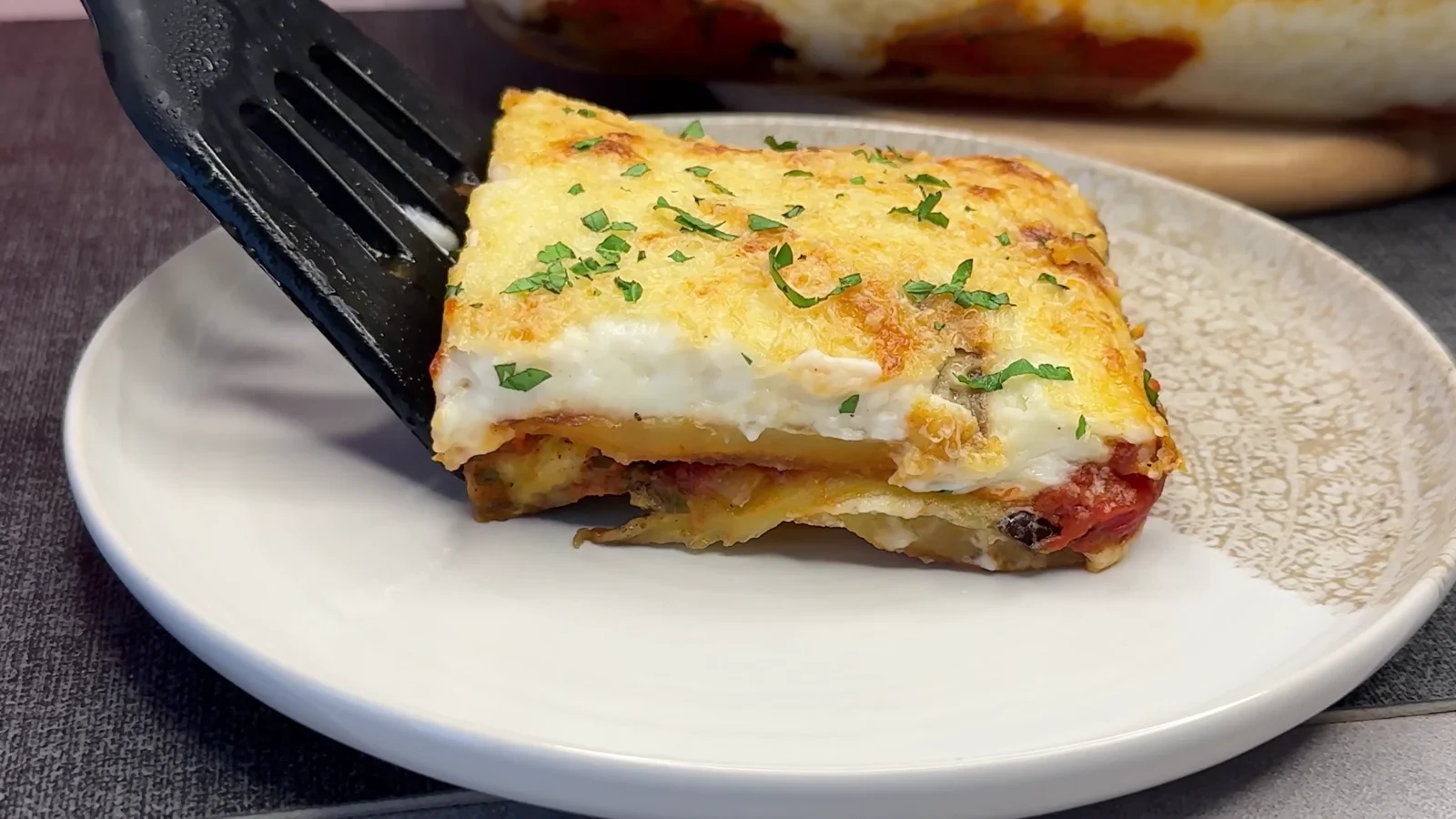Moussaka di patate senza carne e senza frittura - Foto 3